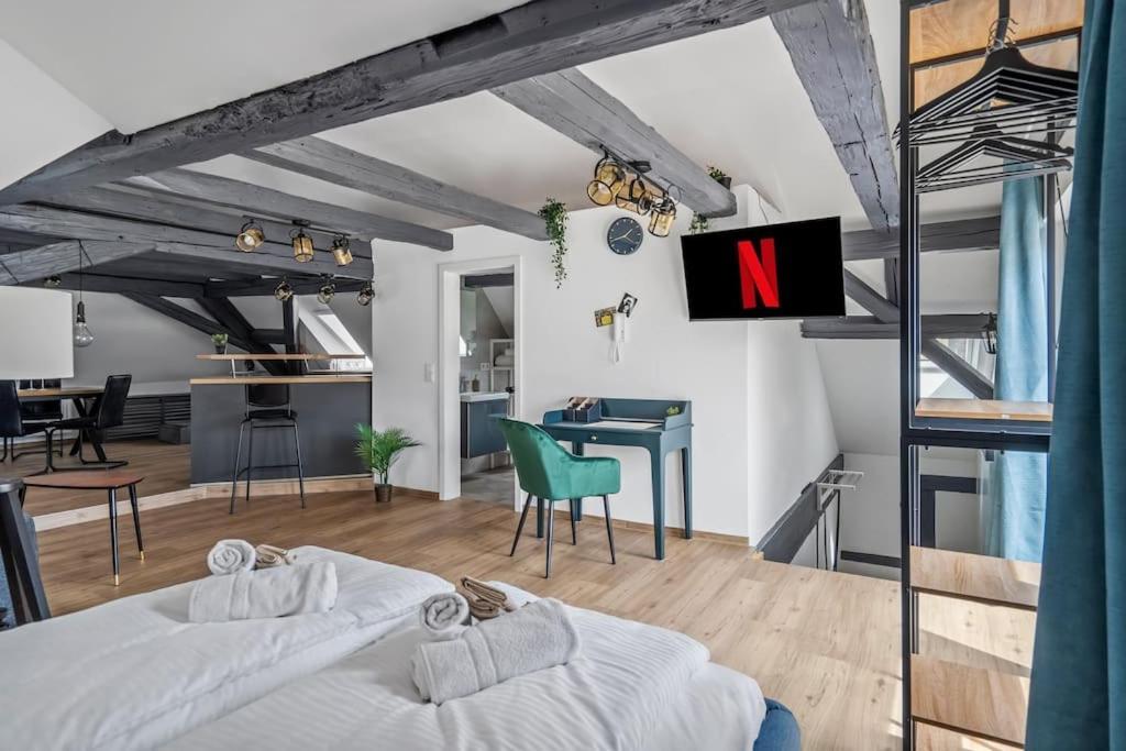 Апартаменты #1890 Loft Ансбах Экстерьер фото